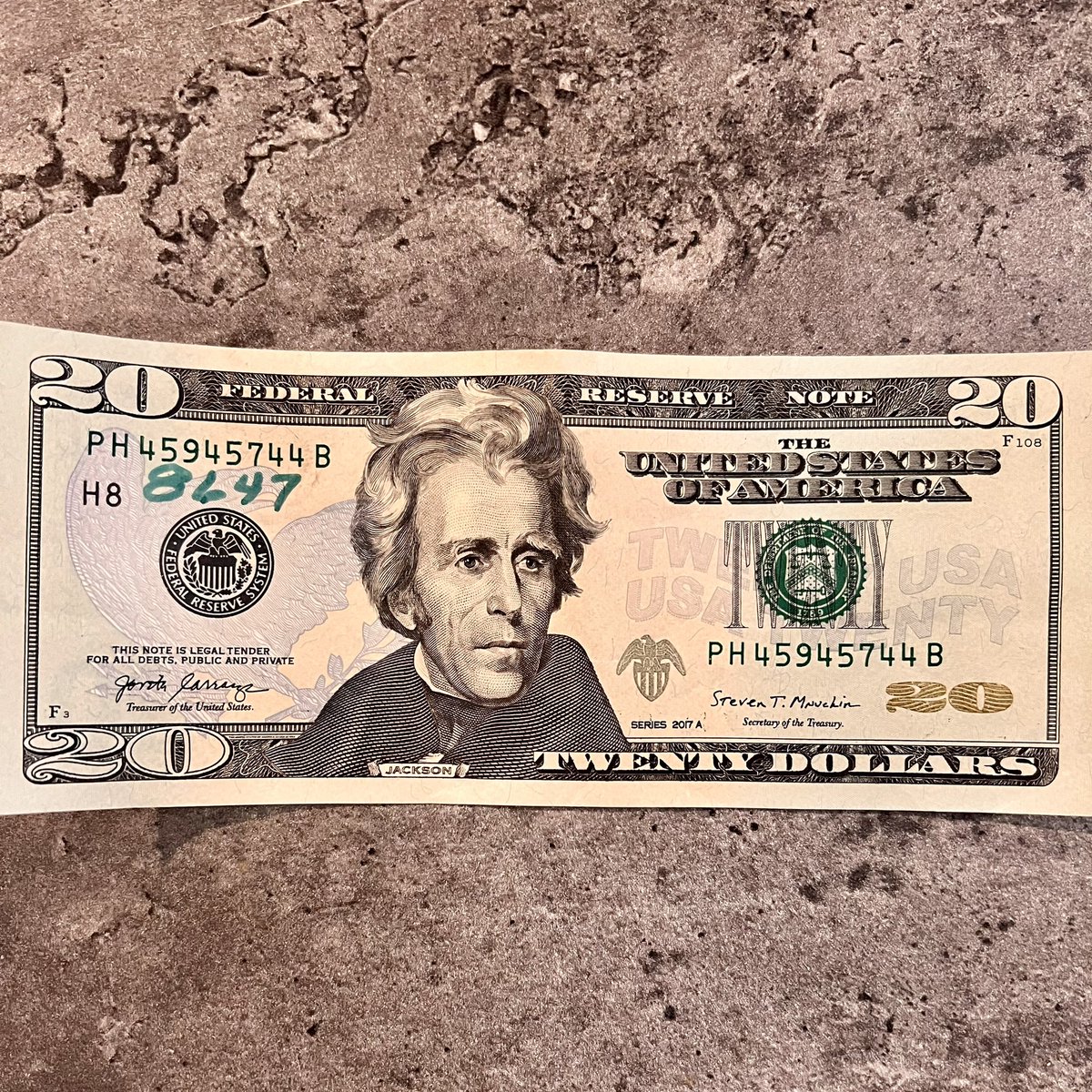 franknsind's tweet photo. @TheRealThelmaJ1 I only carry marked $$ https://t.co/ePvnV5Klon