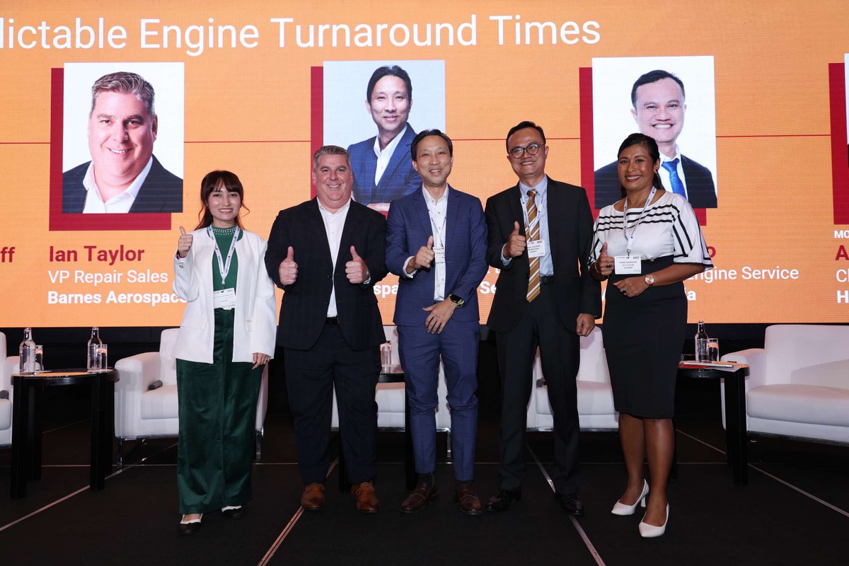 AvWeekEvents's tweet photo. Day 1 highlights from MRO Southeast Asia — including a standout session with The Honorable Sim Tze Tzin, Deputy Minister (MITI). Great discussions on sustainability, digital MRO, and regional collaboration. 

Day 2 is underway! 
#MROSEA #Aviation #AviationWeek #AvWeekEvents https://t.co/ovqAhnutLv