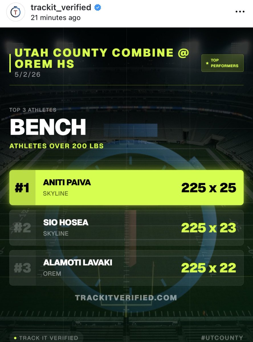 PaivaAniti's tweet photo. 👊🏾short term goals✅
Me & @SiobuaHosea will be creating Havoc at Skyline this season. #DEFENSEMEN
Thank you always @trackitsports family💯
for tracking my progress. https://t.co/y4LLfGMnbH