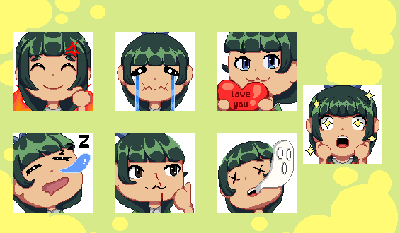 starlinesSketch's tweet photo. Hello everyone!  I’m a new pixel artist on VGen trying to grow my profile and get verified!  I make cute pixel art icons and emotes with lots of care Any support, share or commission means a lot to me!  Thank you for supporting my art journey  https://t.co/lsOfyEP7EA

#art #vgen https://t.co/blIrdgKJyH
