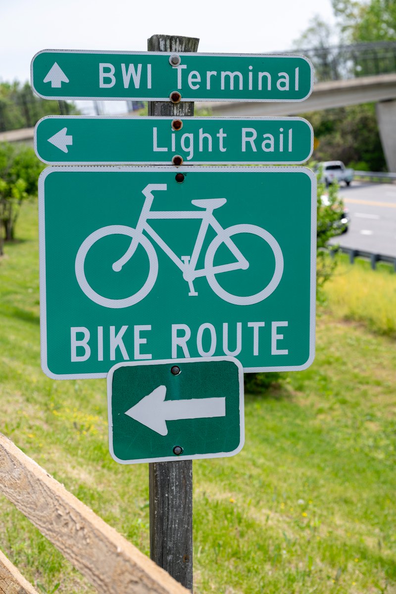 BWI_Airport's tweet photo. You're likely not thinking 'bike' while at the airport.

That's why our team was set up yesterday in our main terminal area. To support National Bike To Work Week and other @MarylandDOT bicycling programs.

Don’t forget about the BWI Trail which encompasses airport grounds. https://t.co/b2pUDSI8fF