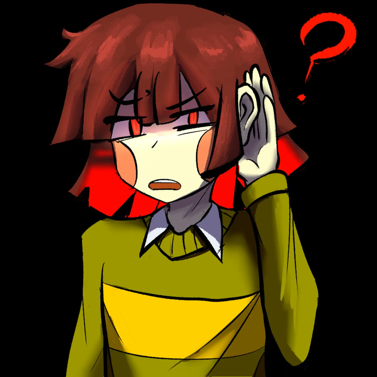 ApaidhPlus's tweet photo. Day 6 - R&Y Chara - Huh??
#chara #redandyellow #undertale https://t.co/dXQqvxtLPh