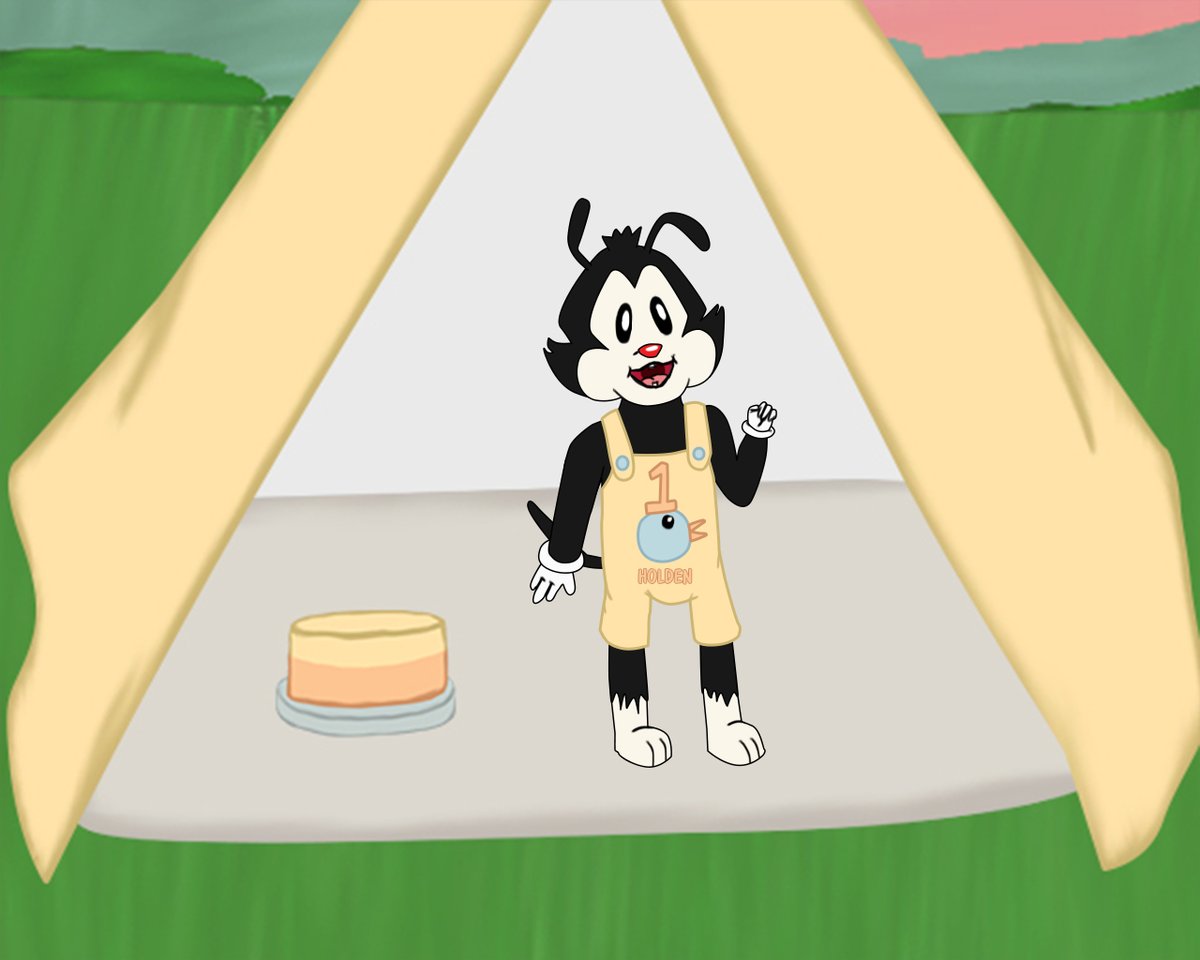 AFangirl216's tweet photo. Happy 1st Birthday to Wakko &amp; Aylee's youngest son/child Holden Warner: https://t.co/OMnOx4mZbd

#Animaniacs #Animaniacs2020 #WakkoWarner #animaniacsfanart #animniacsoc #animaniacsreboot https://t.co/atXYK4irln