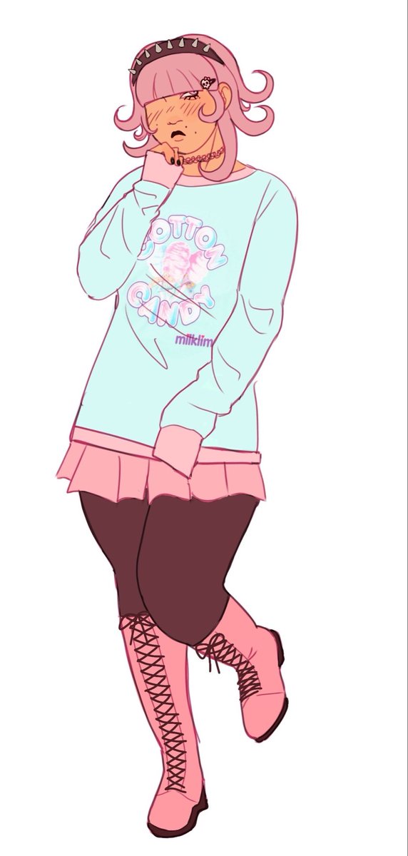 maedanui's tweet photo. more scene au stuff since people seemed to like komaeda :)

hajime designed by @raybooom1 https://t.co/uD5yNx8v69