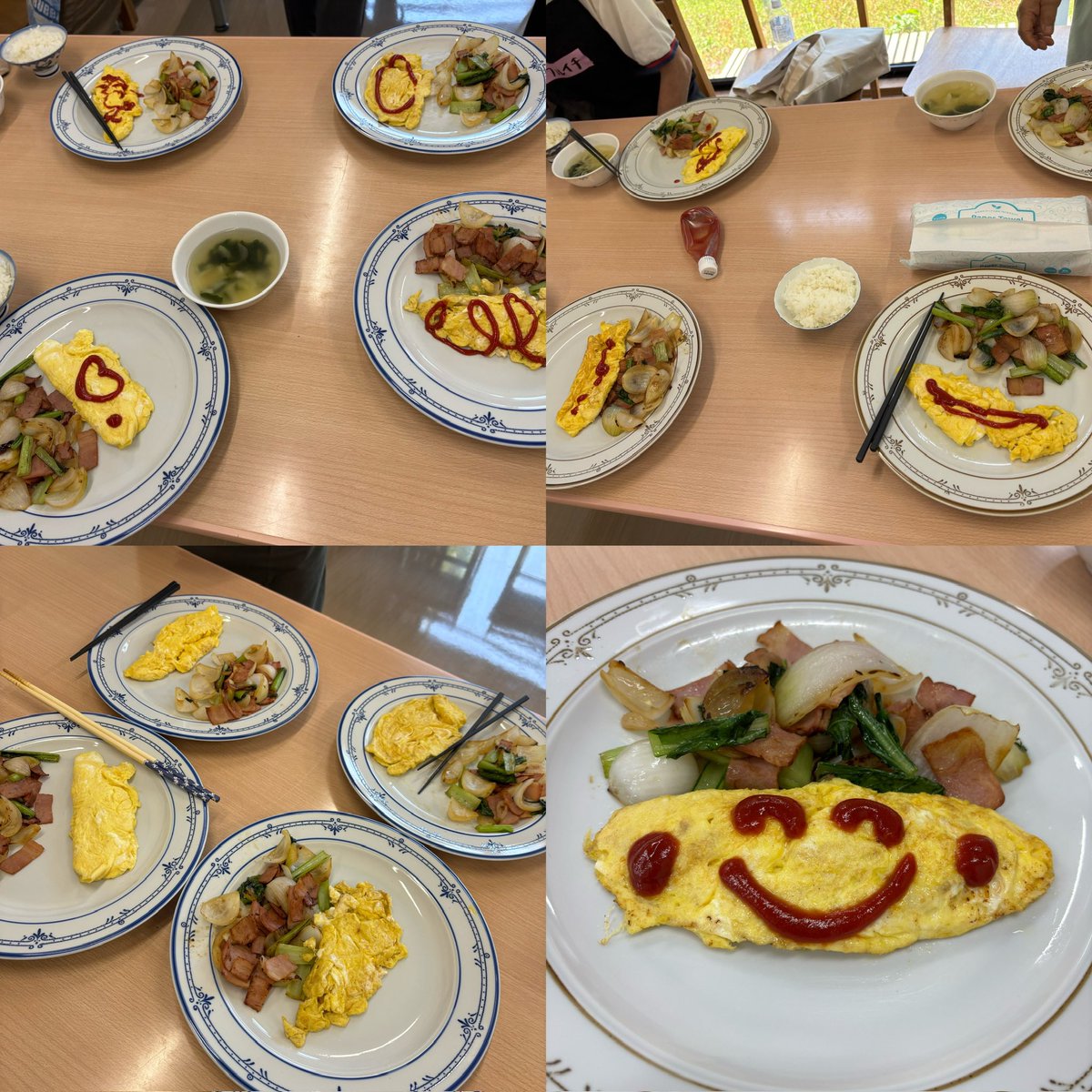 7tsuzuka_farms's tweet photo. 日野市
男の超初心者🔰料理教室

・オムレツ
・新玉ねぎ・小松菜・ベーコンの炒め物
・スープ

今日はお米の炊き方から。
メインのオムレツは卵を溶いてフライパンに投入。一度火を止め形を整えて再加熱🔥。ケチャップで飾れば個性豊かに出来上がり。食材は日野産の卵、玉ねぎ、小松菜を使用です https://t.co/x4iQgSBLfx