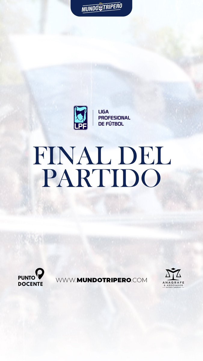 MundoTriperoOK's tweet photo. 🏁 Final del partido 

#River 2 🆚 0 #GELP https://t.co/YL2qeVMkQX