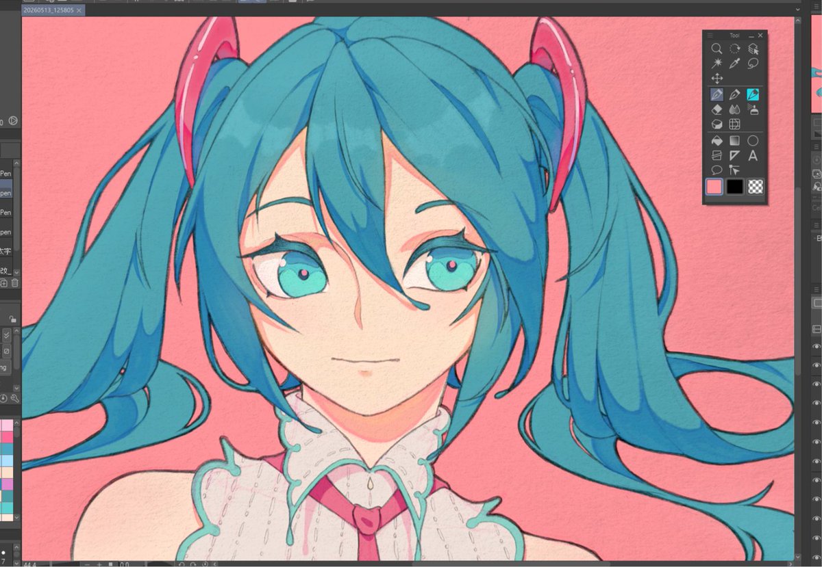tenen_isa's tweet photo. miku wip https://t.co/KRZzMHz7XF