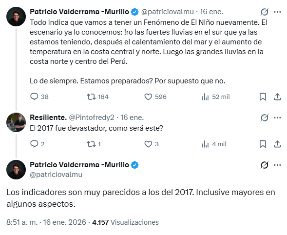 Clima Extremo Perú tweet media
