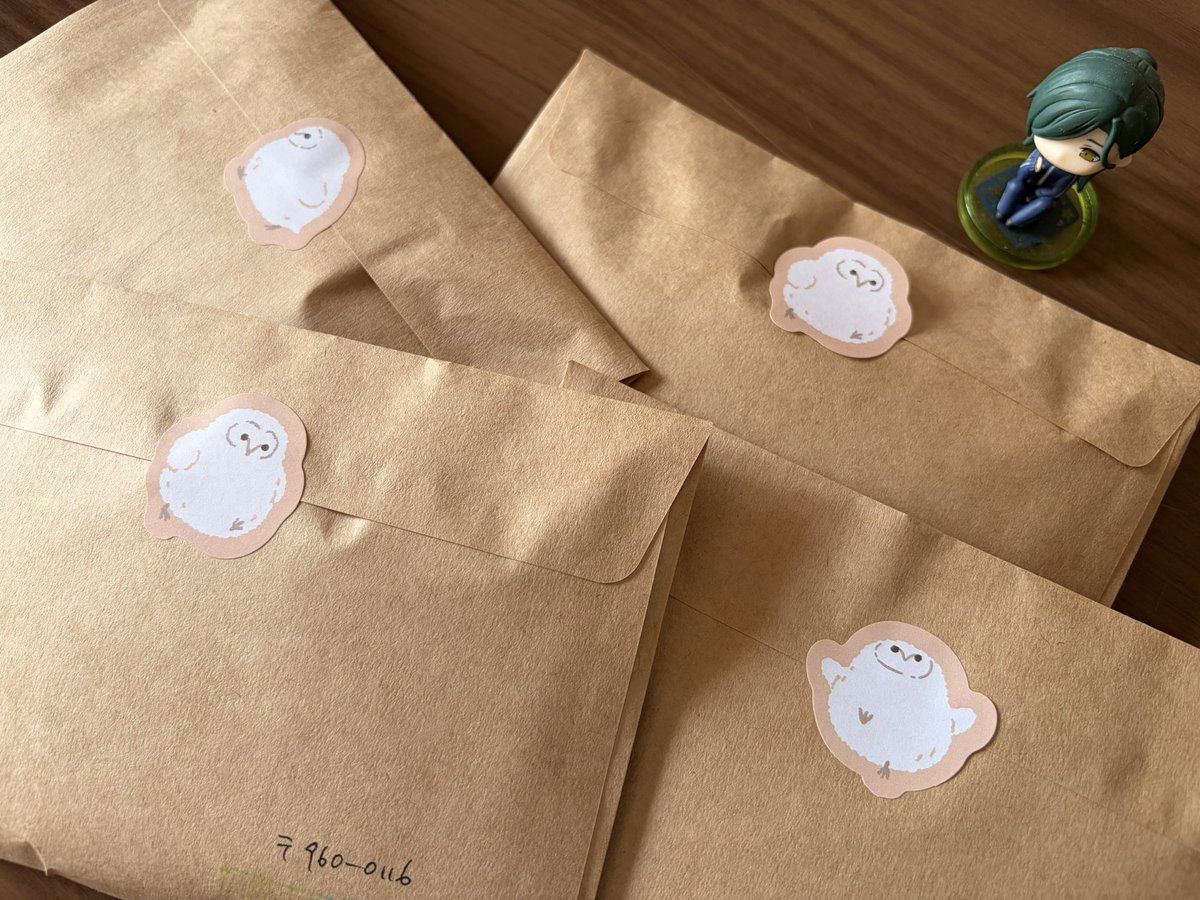 昨日までのご注文は今！発送済みどぇす🥰 ありがとうございます☺️