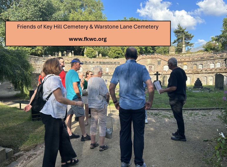 FriendsKHandWL's tweet photo. Fri 15 May, Let your weekend start here, &amp; do something different. An introduction to both Key Hill Cemetery &amp; Warstone Lane Cemetery. Meet: outside  Rose Villa Tavern @ 5.30pm.  Discover the final resting places of the celebrities of the day. https://t.co/IinKBtHsoq https://t.co/jutXGZsFju