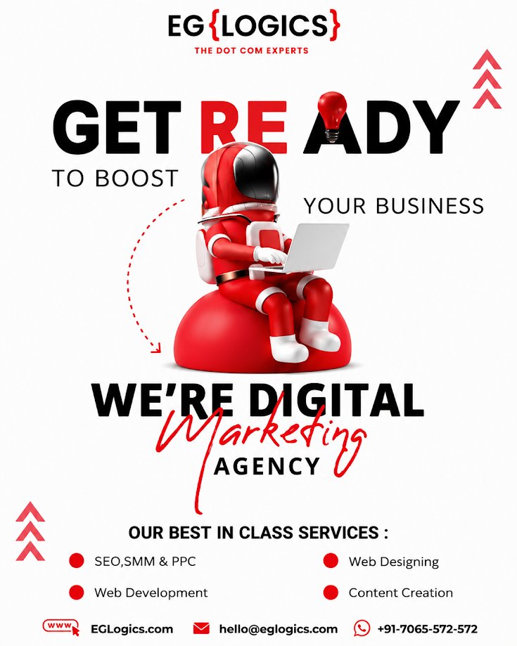 eglogics_'s tweet photo. Ready to give your business the online boost it deserves? 🚀
At EGlogics,we help brands grow, connect with the right audience, and build a strong digital presence that creates real impact.

Let’s grow your business together. 📈✨

#DigitalMarketing #BusinessGrowth https://t.co/Vy2n6qt6Mg