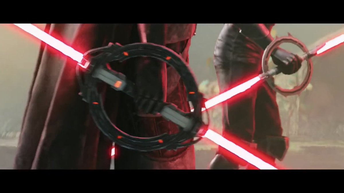 SWIsMyWorld99's tweet photo. #MAULSHADOWLORD SCREENSHOTS FROM CHAPTER 10 “THE DARK LORD”

#THEAGEOFMAUL PART 257!!

SITH VS THE JEDI WHO YA GOT? 🤪🤔

#DEVONIZARA
#GIDEONADLON
#ILOVEYOUDEVON
#QUEEN
#BADASS
#ELEVENTHBROTHER
#MARROK
#SITHRULE
#VILLAINSRULE 
#MASTERDAKI 
#ABSOLUTECINEMA
#PEAKSTARWARS
#MUSTSEETV https://t.co/1kuDI6qi4K