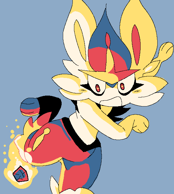 huedartnate's tweet photo. quick Cinderace doodle https://t.co/jcBlzrK1zv