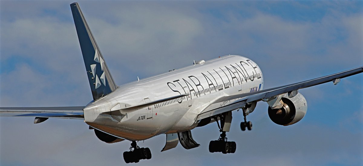 ANA STARALLIANCE JA712A Boeing777-200 伊丹空港 2020/01/28