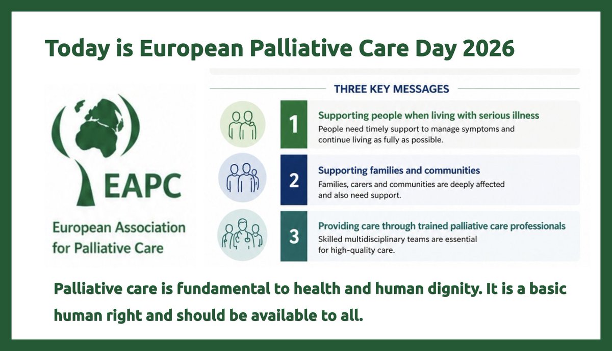 MyWishesApp's tweet photo. Palliative care is fundamental to health and human dignity. It is a basic human right and should be available to all.

Learn more https://t.co/IKoAvuT8V7

Learn how MyWishes supports care planning and palliative care ecosystems https://t.co/GKzjyiO4QI

#EuropeanPalliativeCareDay https://t.co/0XDBIL9Pz7