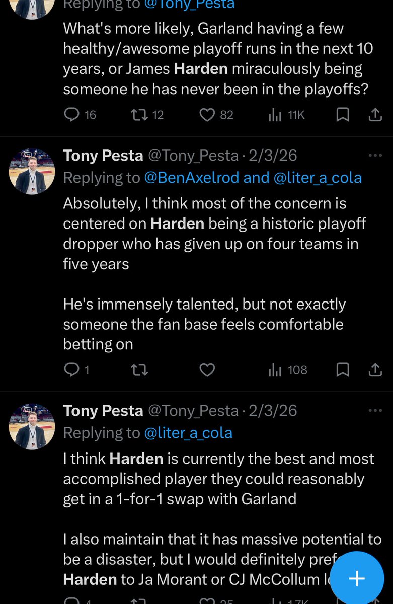 Cavs Harden tweet media