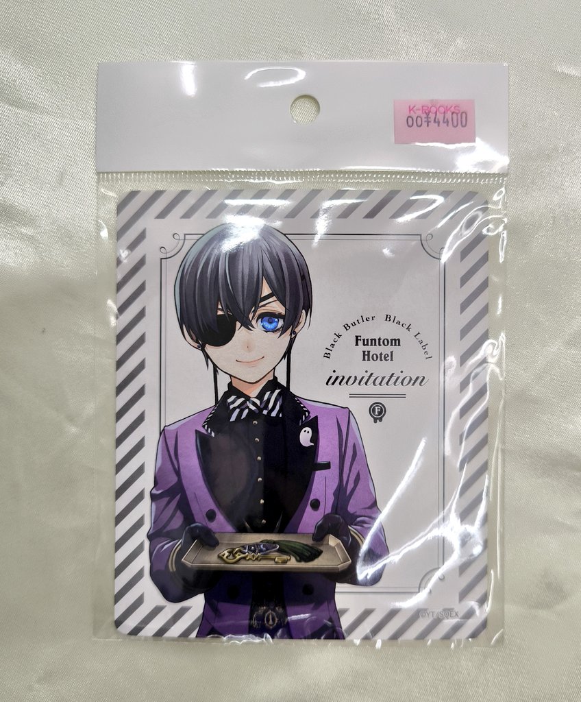入荷情報】 『 黒執事 』 POP UP STORE ファントムホテル ファントム