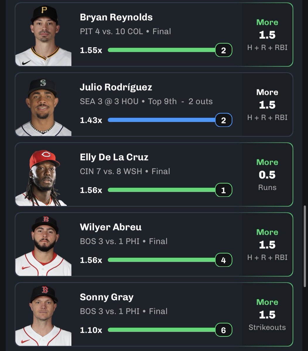ZeroSweatBet's tweet photo. Let’s recap shall we?! Or is non Homerun slips allowed.

How you HR fellas doin today?! 🦗🦗🦗🦗

Straight cashhhhh!  HUGE NIGHT TAP IN!  One more winner in comments 

@MercerPicks @PulseTraumatic 

https://t.co/x5IpNNbl7K https://t.co/wUS2eQwqVw