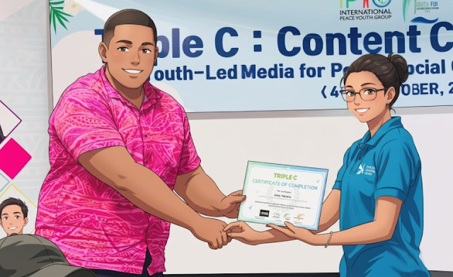 CandyOlivia7's tweet photo. A moving story from across the ocean: how Fiji’s youth were transformed through the “TripleC Project” https://t.co/tYhGrOCd6T
#HWPL #AMovingStory #FromAcrossTheOcean #FijiYouth #TripleCProject #YouthInspiration #PeaceBuilders #DigitalHope #EmpoweringYouth #TogetherForPeace https://t.co/PZlwlRo0T5