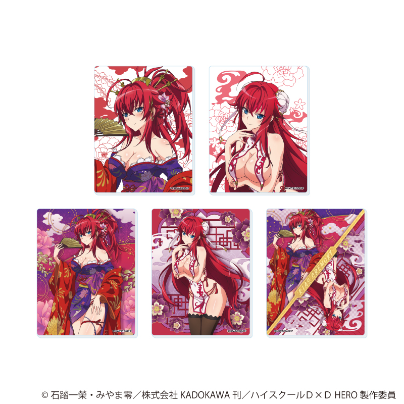 ☆新着☆ 【ハイスクールD×D HERO】 缶バッジ BOX アクリルカード BOX