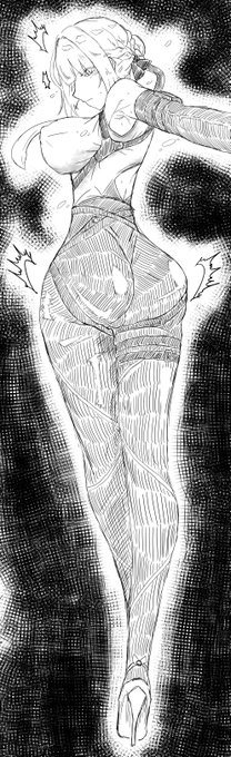 TLで見かける度にまた描きたいなーと思う汗臭そうな女😡 