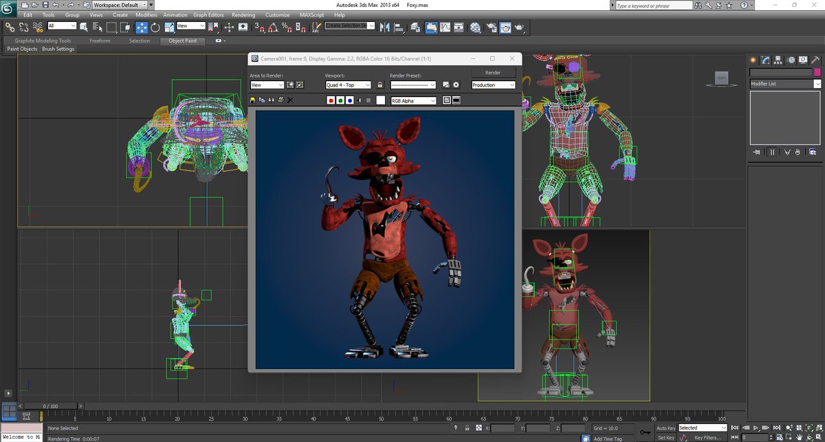 flutterlover10's tweet photo. urall and thudners fnaf 1 pack ported to 3ds max

#fnaf https://t.co/05LFWADzB5