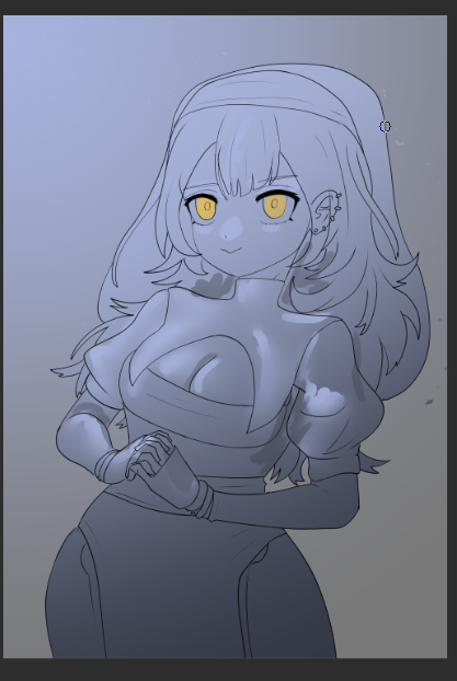 rainzol's tweet photo. i'd been struggling to decide what to do next with her....
so take my sketches for the moment 😔 https://t.co/LfBADto8Pk