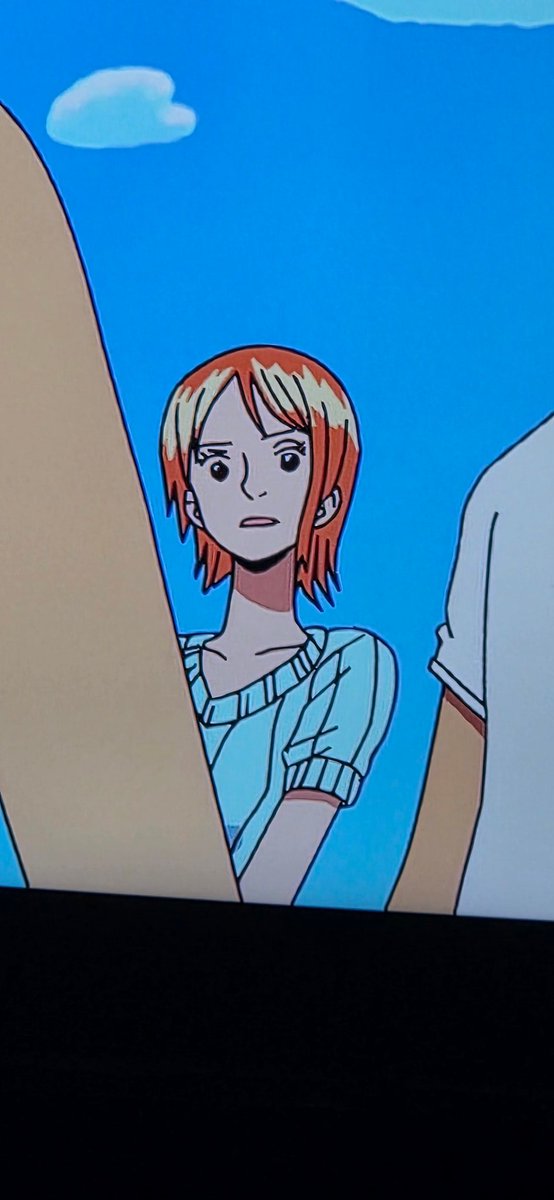 JudgeDread2021's tweet photo. Bro I can't stop laughing at Nami's eyes in this scene. She looks so beautiful 🤣🤣 https://t.co/hcVFKmHx7c
