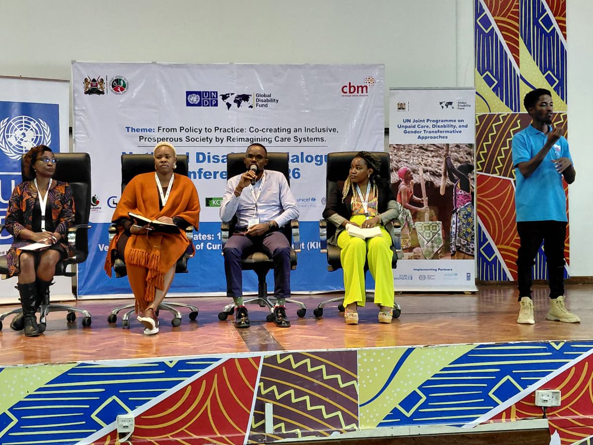 KAIHHQ1's tweet photo. We are honoured to join the National Disability Dialogue and Care Conference on the 1st day at KICD, Nairobi. We participated in a panel discussion with a  focus on practical pathways for strengthening care and support systems.  #NDD #unpaidcare #careiswork https://t.co/J0y1gjAuOR