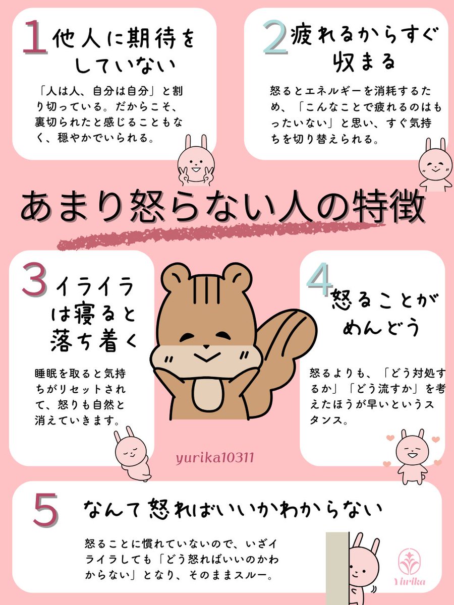 yurika10311's tweet photo. 怒らない人の心理ってこれ。 https://t.co/9L9RPso7gA