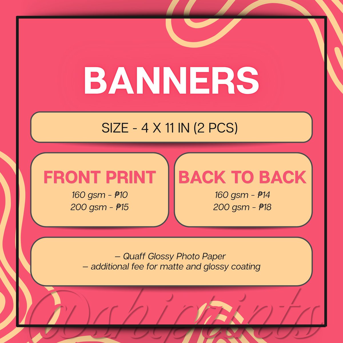 shiprints's tweet photo. ⟢ customized photocard
            ⟢ faux instax
            ⟢ postcard
            ⟢ banners https://t.co/yhekDwKJ5T