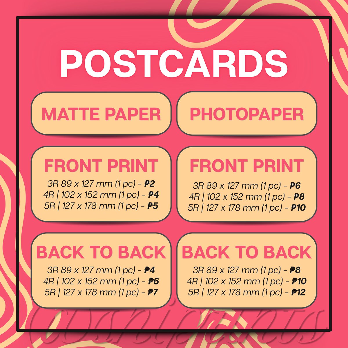 shiprints's tweet photo. ⟢ customized photocard
            ⟢ faux instax
            ⟢ postcard
            ⟢ banners https://t.co/yhekDwKJ5T