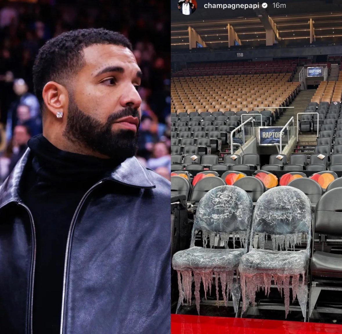 RapArray's tweet photo. 🚨 Drake vs Lebron on the new Iceman track 😳🥶
“I shouldn't even be shocked to see you in that arena, because you always made your career off of switching teams up”
“Please stop asking what’s going on with 23 & me, I’m a real n****, and he’s not, it’s in my DNA”
#RapArray📋 https://t.co/BMJR1CK6Zo