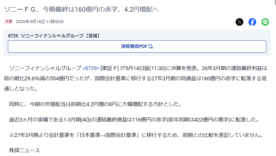 木星在住@ソニーFG【8729】に一億円、全財産賭けてます。 tweet media