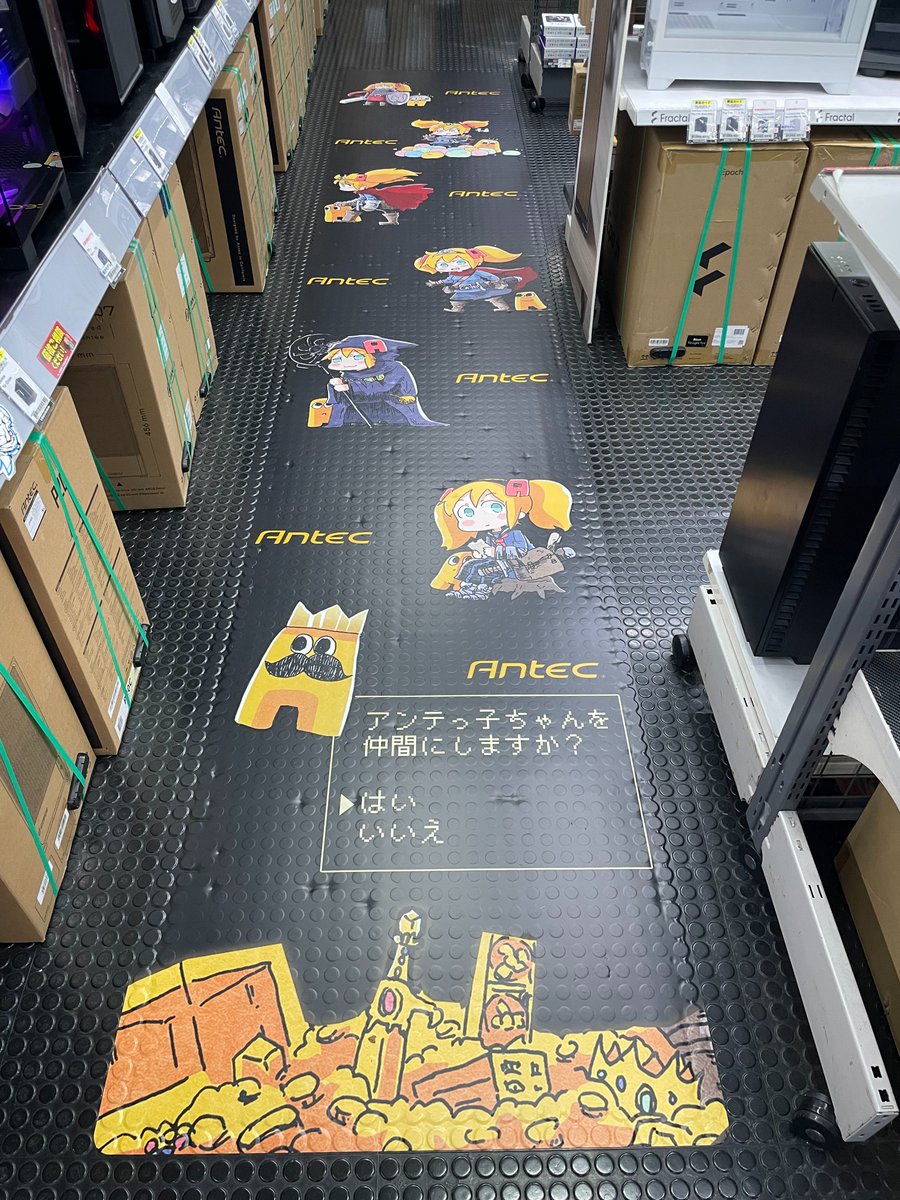 Tsukumo_eX's tweet photo. 【6F】
6FではAntecの公認キャラクター、
アンテッ子ちゃんの色んな姿が見れます！
担当は写真2枚目のアンテッ子ちゃんが好きです☺️
Antec製PCケースも沢山ご用意しておりますので、
PCケースをお探しのお客様はぜひ当店6Fまでどうぞ！ https://t.co/YUL3XyUucF