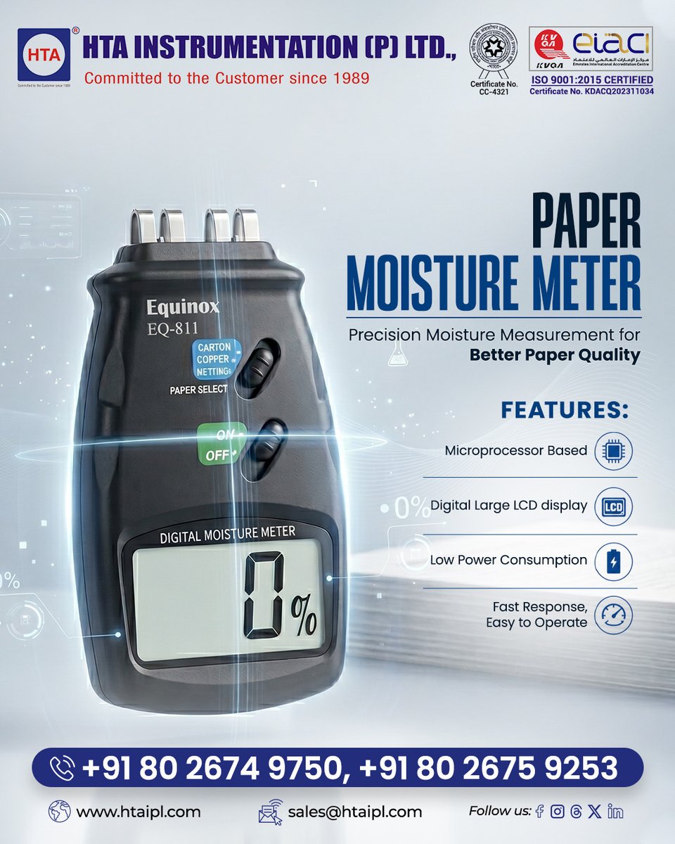 HTA Instrumentation Pvt Ltd tweet media