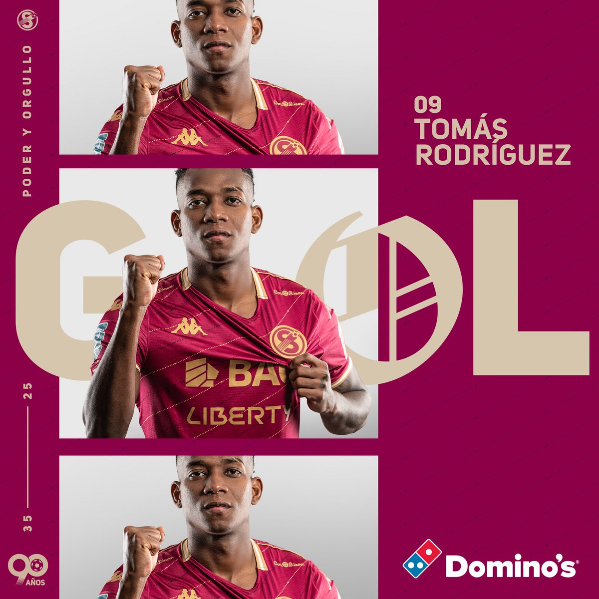 GJesusCastillo's tweet photo. El atacante, Tomás Rodríguez, con el @SaprissaOficial sigue levantando la mano y haciendo armas para llegar al Mundial 2026, anotó un ¡GOOOLAZOOOOO!  para darle el triunfo a los "Morados" 2-1, sobre Herediano,  en las finales del fútbol "Tico". #esmiverdad #salganatriunfar https://t.co/nNfaNj0IGo