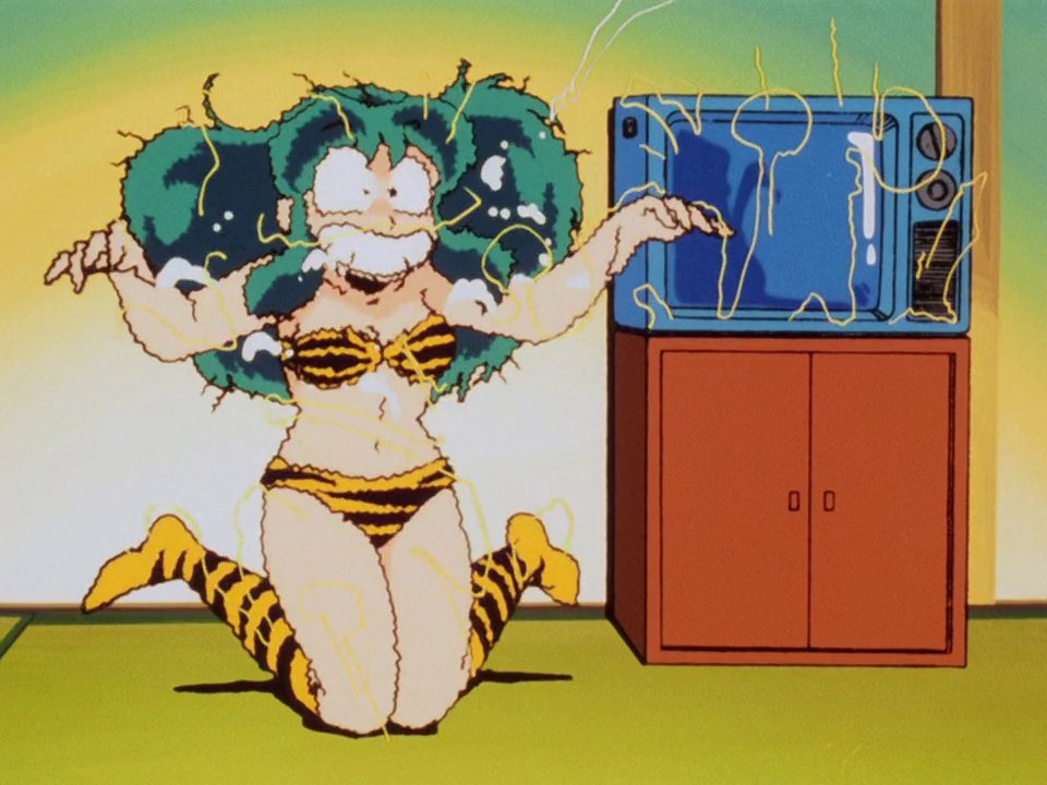 Ochan30's tweet photo. Lum got hit with Stun Spore. It was VERY effective.
#UruseiYatsura #LUM #ThoseObnoxiousAliens #Episode148 #AnimeRetroRewatch @DigiRanma https://t.co/JcoRKwuCHK