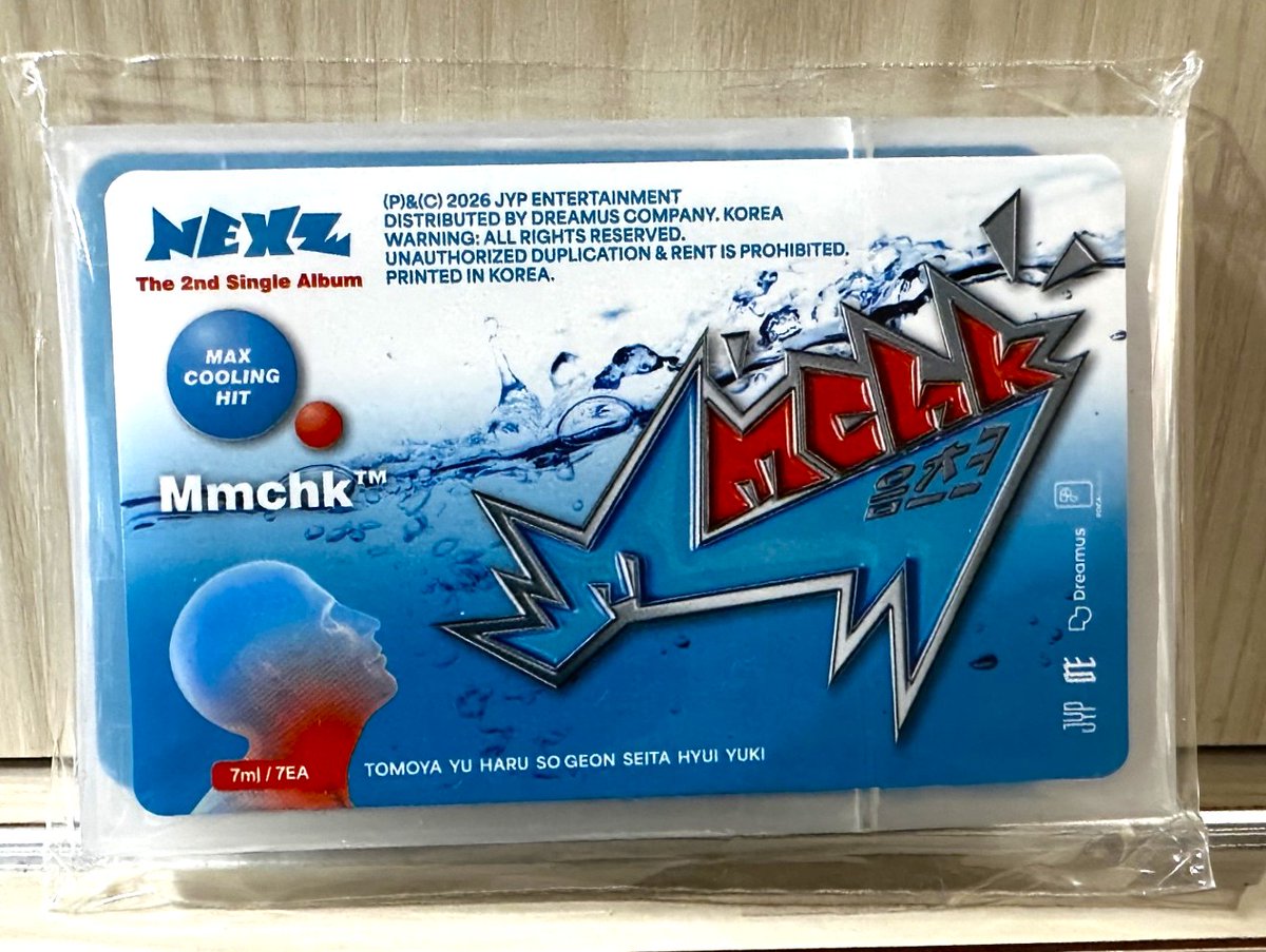 NEXZ】 2nd Single Album: Mmchk (Breath Film Ver.) 先程再入荷致し
