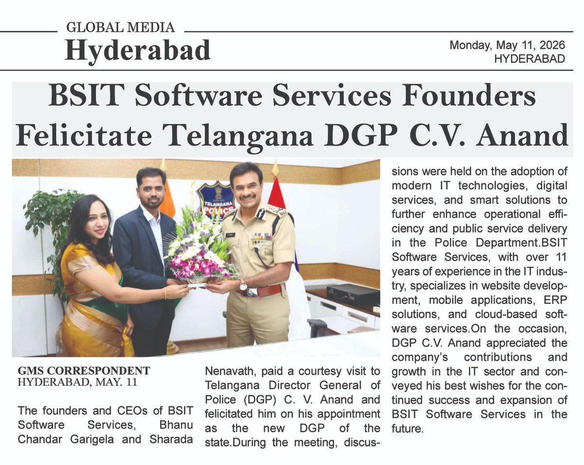 BSIT Software Services Private Limited tweet media