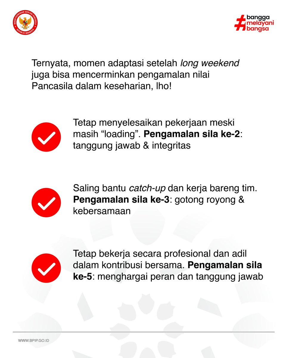 Badan Pembinaan Ideologi Pancasila tweet media