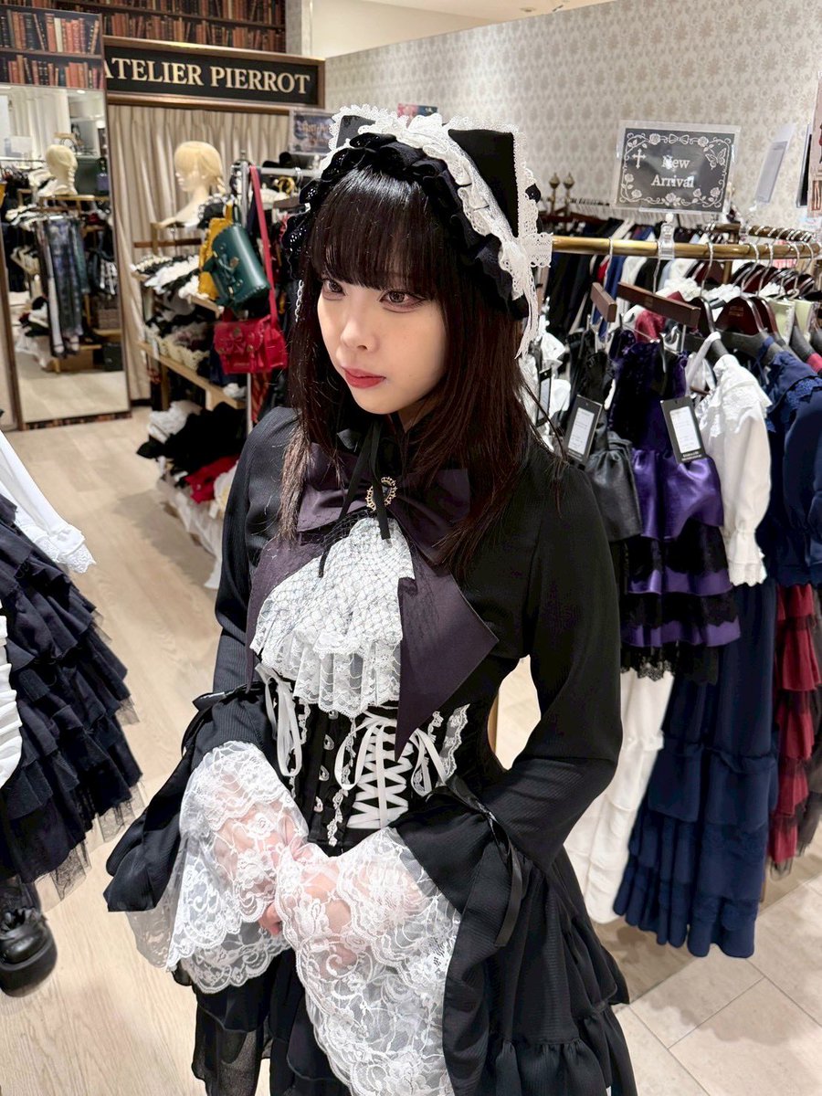 🎀おすすめ姫袖ブラウス🎀 【MARBLE】 別タイ付きクラシカル