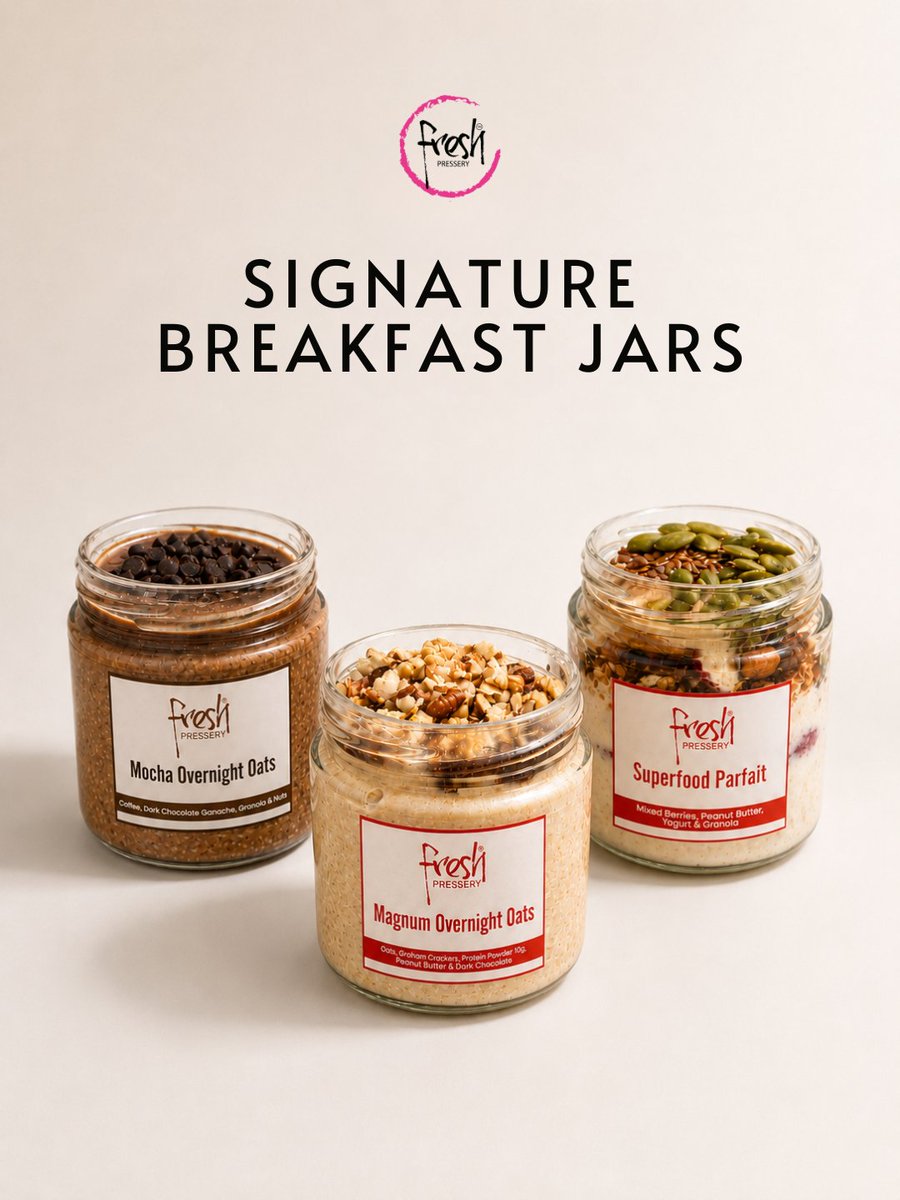 freshpress82318's tweet photo. Gym fuel, but prettier
#FreshPressery #HealthyBreakfastBangalore #OvernightOats #BreakfastJars #HealthyCafeBangalore #KoramangalaCafe #ProteinBreakfast #CleanEatingIndia #HealthySnacking #SuperfoodParfait #MochaOvernightOats #WellnessFood https://t.co/cNnepamivp