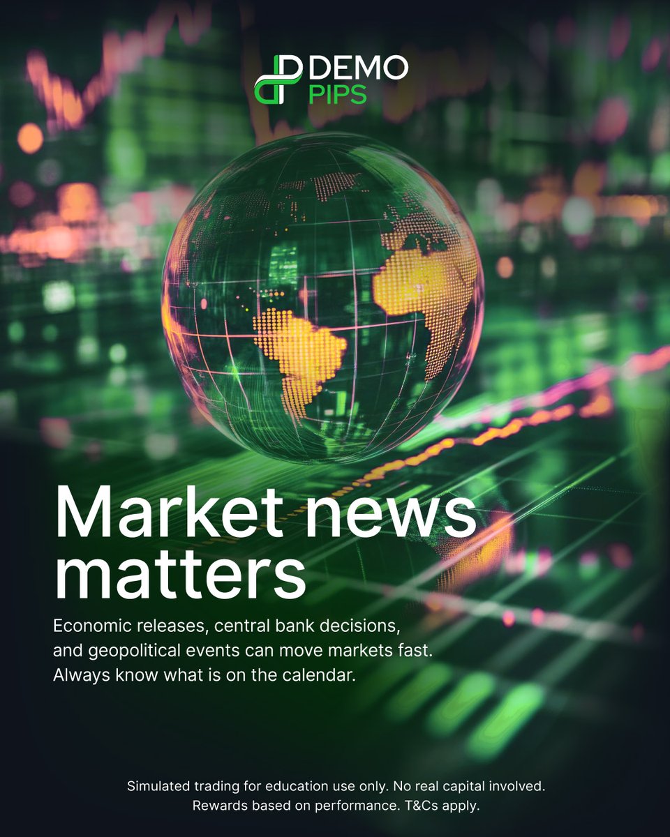 DemoPips's tweet photo. Markets don't move in a vacuum. Economic data, central bank decisions, and global events can shift price in seconds.
 
Know what's on the calendar before you trade. News awareness is risk management.

[..thread] https://t.co/oXiZa7IK9G