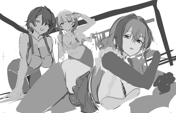 ラフ→完成 