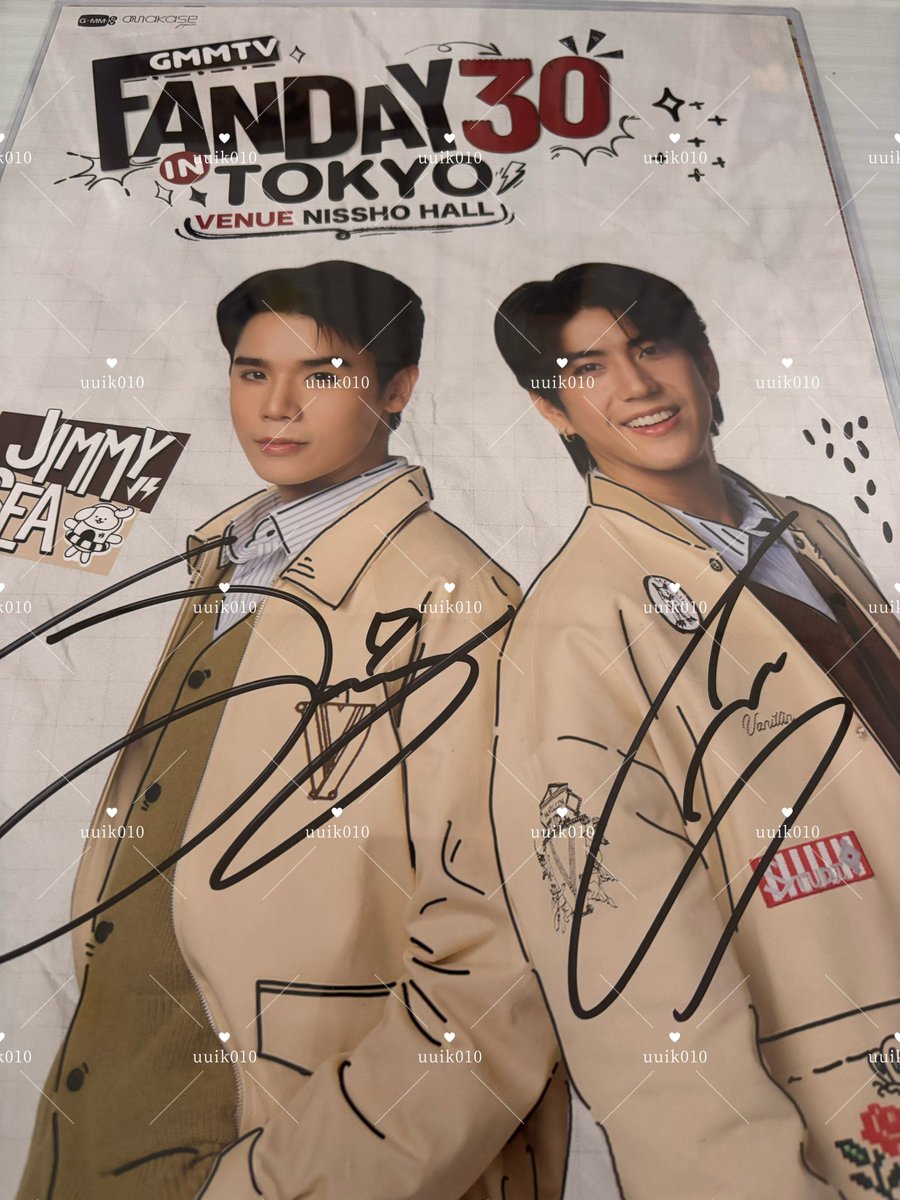 GMMTV JimmySeaサイン入りポスター買い取ってくれる方居ませんか