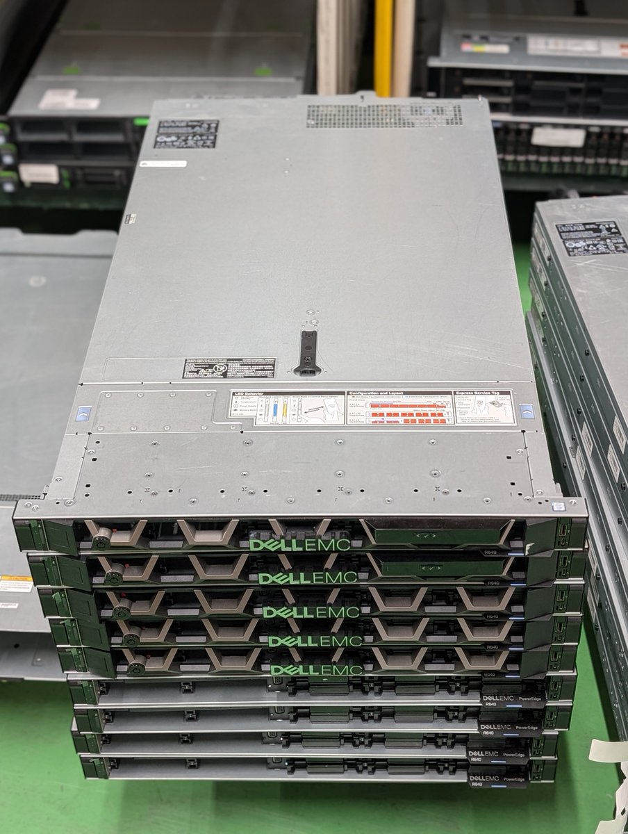 ottoserver's tweet photo. 【商品入荷情報】
中古 DELL PowerEdge R640
https://t.co/uQIHlpMPjO

欠品気味でしたが、徐々に在庫復活してきました！
ぜひ複数台まとめてどうぞ👍 https://t.co/NY3jB4EJbr