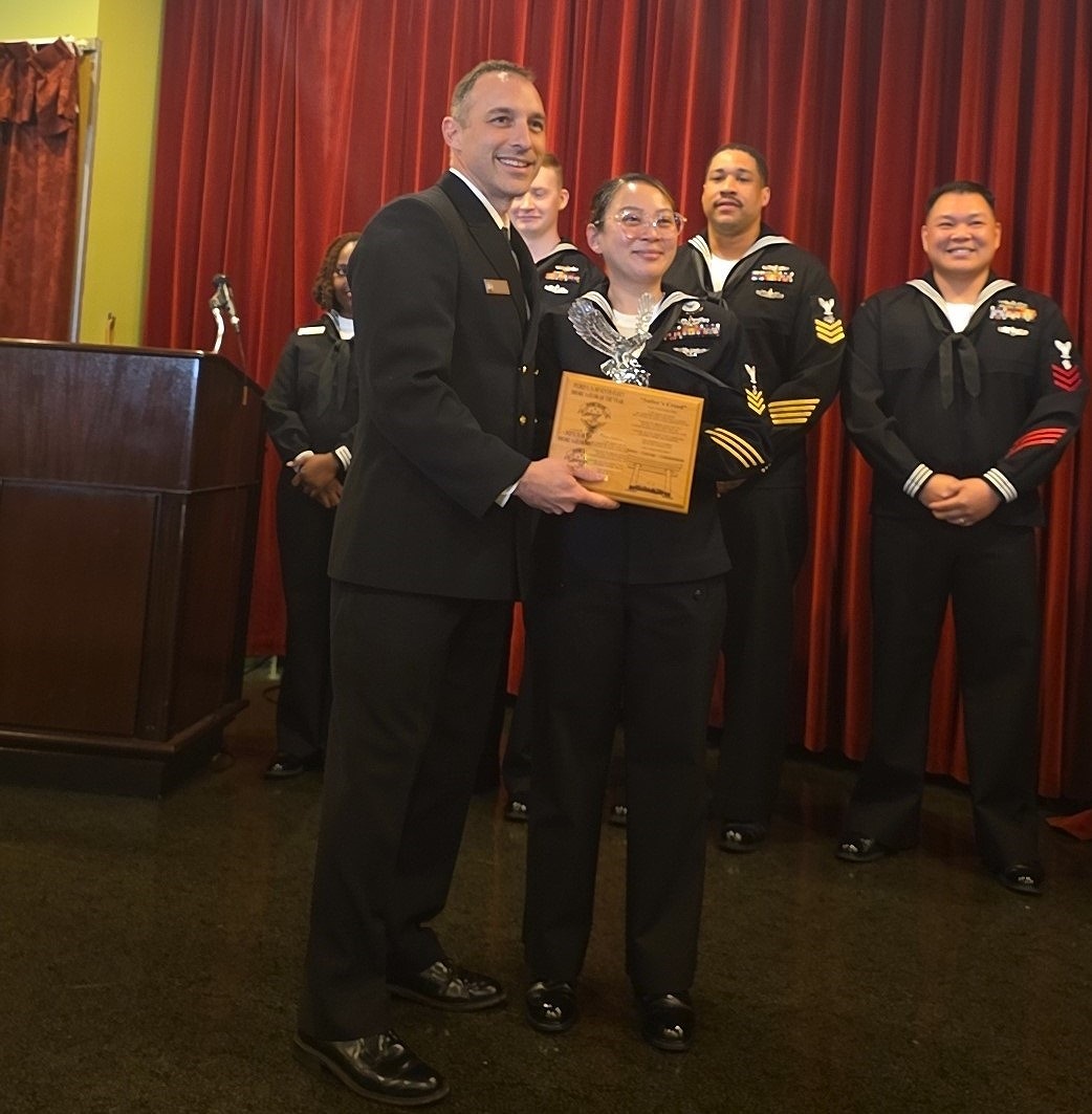 JMSDF_SDF_ENG's tweet photo. The results of #SailorOfTheYearWeek are out! Congratulations🎉 to the winner of this year’s SOY!🏆 The JMSDF would like to extend a job well-done to all SOY candidates and everyone who facilitated this event.
#NotSOYbeans #GONAVY https://t.co/6osuIaY8Ag