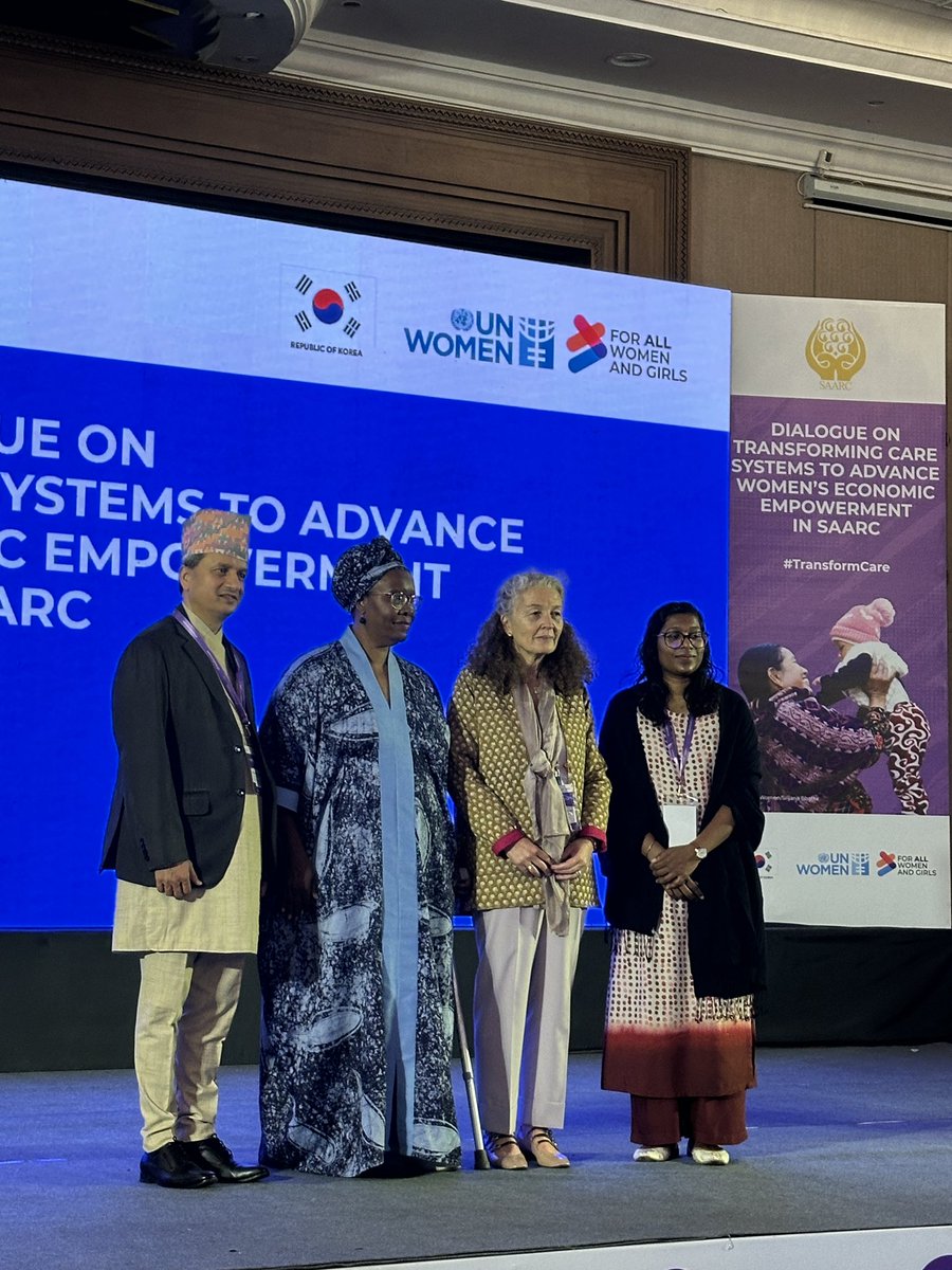 abrarhashmi88's tweet photo. Attended this forenoon Transform Care South Asia - a dialogue on transforming care systems and women’s empowerment in SAARC. Commend @UN_Nepal @unwomenasia UN Women, ILO Nepal and @SaarcSec and other partners for this timely and enriching dialogue, interalia, highlighting that vast unpaid and often neglected care workforce constitutes a hidden economy with immense potential.
Encouraging to see growing recognition that the care sector can evolve into a promising avenue of inclusive growth, where women are not only active participants in the workforce (below 30% in SAARC), but are also fairly valued and  compensated for their indispensable contributions to society and the economy.
Meaningful conversations like these are essential for shaping more equitable, resilient, and people-centered economies across our region. #transformcare @PkPublicDiplo @ForeignOfficePk @unwomen_pak @mohrpakistan