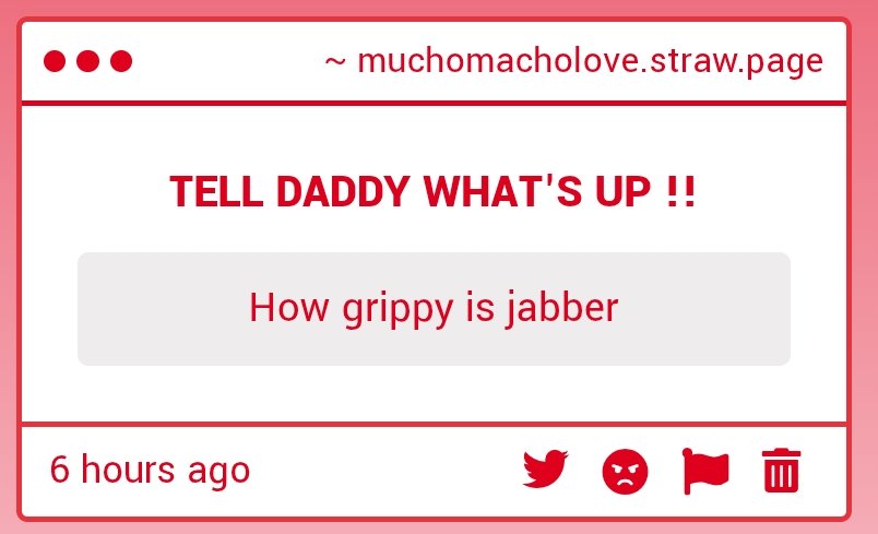 🚯 I ❤️ Jabber & piss -S 🔞 tweet media